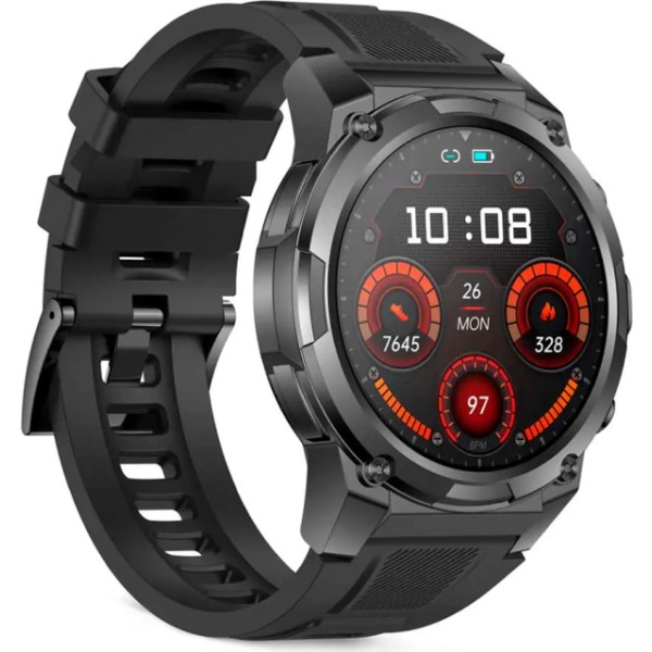 Ksix explorer 2 black / smartwatch 1.43" amoled multitáctil / gps